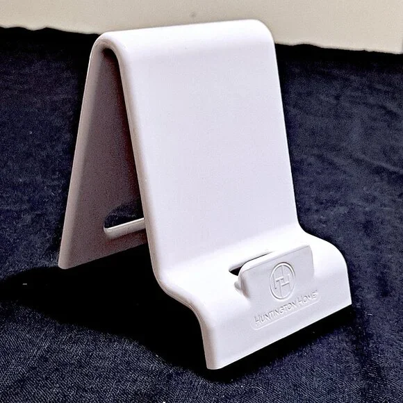 Huntington Home Adjustable Phone Stand – White - Picture 1 of 4